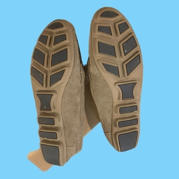 Cynthia Rowley Tan Suede Driving Shoes - Picture 7 of 11